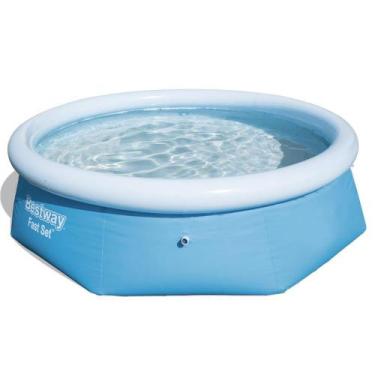 Imagem de Piscina Inflável Redonda  2.300 Litros 2,44m x 66cm Tamanho Família - 