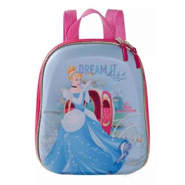 Imagem de Mochila Infantil MaxToy Escolar Princesa Cinderela Carruagem