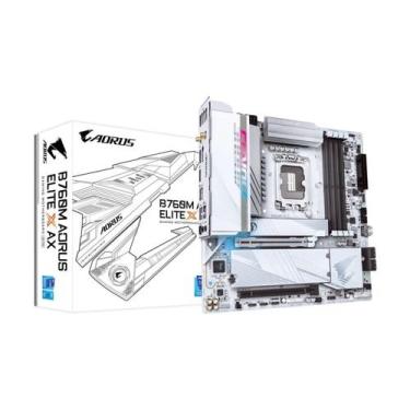 Imagem de Placa Mãe Gigabyte B760m Aorus Elite X Ax Wi-fi Lga1700 Ddr5