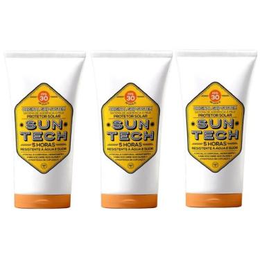 Imagem de Kit 3 Protetores Solar Esportivo Vegano 5H Duração 30 FPS 540g Suntech