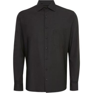 Imagem de Camisa Individual Comfort Lisa In24 Cinza Escuro Masculino, 6