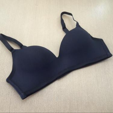 Imagem de Sutiã em Microfibra com Bojo Liso Cor:PretoTamanho:42 - Tiê Lingerie, 