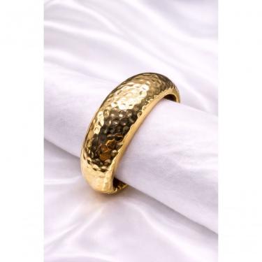 Imagem de Bracelete Feminino 13002H Liga Metálica 6cm X 5cm Dourado Largo Moderno Elegante