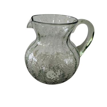 Imagem de Jarra em Acrílico Detalhes Bolhas Verde Degrade 2.3L para Bebidas Leve e Resistente para Lazer Entrecasa