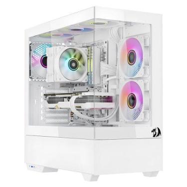 Imagem de Gabinete Gamer Redragon Reflect Pro, Mid Tower, ARGB, ATX, Frontal e L