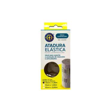 Imagem de Atadura Elástica de Média Compressão 10cm x 1,30m - 01 Und - ORTHO PAU