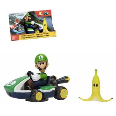 Imagem de Brinquedo Infantil Veiculo Carrinho Manobras Megagiros Mario Luigi + A