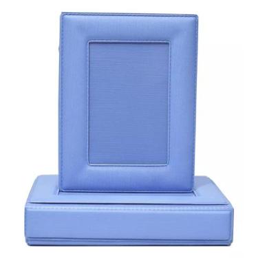 Imagem de Álbum Fotográfico Luxo Azul Porta Retrato Na Capa 200 Fotos 10x15 - Ca