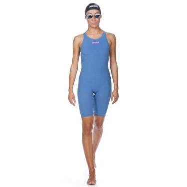 Imagem de Maiô De Natação Feminino R-EVO ONE Powerskin Short Leg Aberto Arena, 3