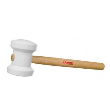 Imagem de Martelo De Borracha 80mm  Branco  Cortag