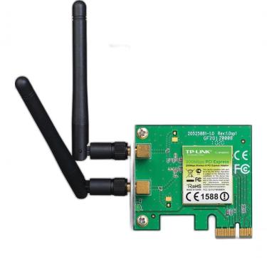 Imagem de Placa de Rede Wireless Pci Express 300Mbps TL-WN881ND com Duas Antenas Destacáveis TP-Link
