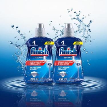 Imagem de Kit 2 Finish Secante 250ml Lava Louças Secagem Rápida