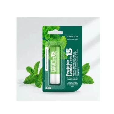 Imagem de Protetor Labial FPS 15 Dermacream 3,5g - Hidratação e Proteção Solar, 