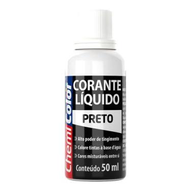 Imagem de Corante Líquido Chemicolor Preto 50ML - Senhor Preço