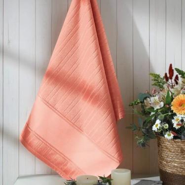 Imagem de Toalha de Rosto Velour Artesanalle 0,50 X 0,80 - Dohler, Coral, Único