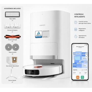 Imagem de Robô Aspirador X20 Max  Limpeza Automática de Alta Performance Branco 