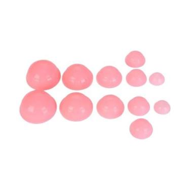 Imagem de Conjunto De 12 Copos De Massagem De Silicone Para Terapia a Vácuo, Mas