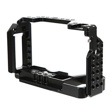 Imagem de Gaiola de filme de câmera de proteção, durável Gaiola de proteção de câmera multifuncional de liga de alumínio com suporte de sapata fria para câmera Sony A6600