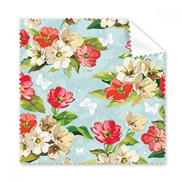Imagem de Pano de limpeza elegante com flores de pêssego para desenho, 5 peças