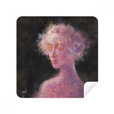 Imagem de Purple XJJ Óculos de pintura a óleo tecido de camurça para limpeza de tela 2 unidades