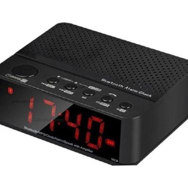 Imagem de Rádio Relógio Bluetooth Digital Despertador Lelong Le-674 Fm