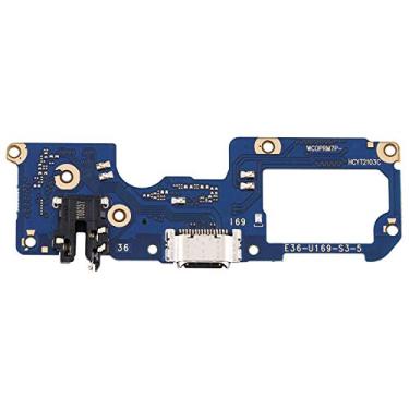 Imagem de HONGYAN Peças de substituição de telefone celular Placa da porta de carregamento para OPPO Realme 7 Pro RMX2170 Acessórios telefônicos