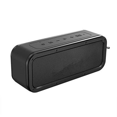 Imagem de HIOD Alto-falante Bluetooth sem fio externo portátil à prova d'água aprimorado baixo Bluetooth Speaker 66 pés (20 m) Bluetooth alcance embutido microfone