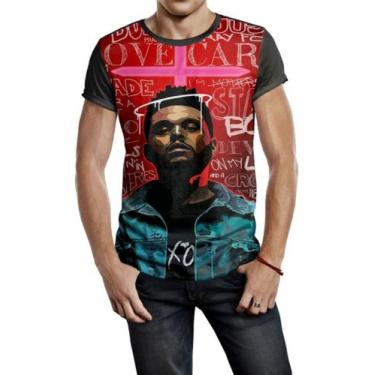 Imagem de Camiseta Masculina Weeknd Starboy Full Print Ref:948 - Smoke