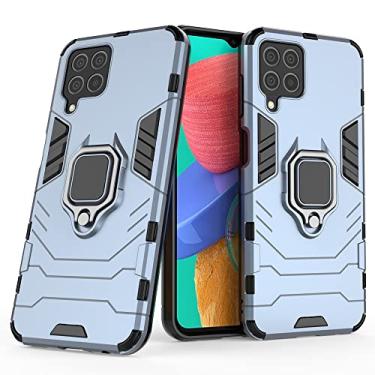 Imagem de Mobile phone accessories Para Samsung for Galaxy M33 5G India PC + TPU Caixa de telefone protetora à prova de choque com suporte de anel magnético phone case