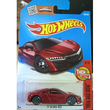 Imagem de Hot Wheels 2016 Then and Now '17 Acura NSX 108/250, Maroon