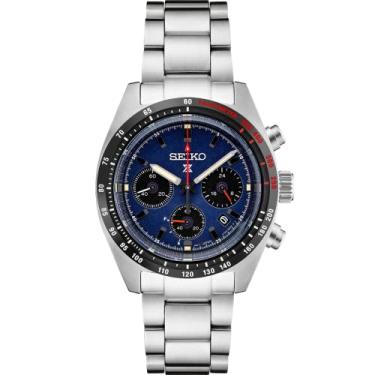Imagem de Relógio Masculino Seiko Prospex Speedtimer Solar Cronógrafo Mostrador Azul SSC815