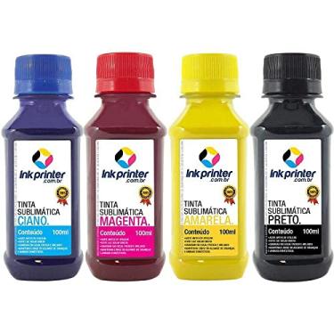 Imagem de Tinta Sublimática Inkprinter Para Sublimação (4x100ml)