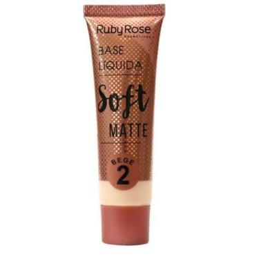 Imagem de Base Liquida Soft Matte Bege 2 - Ruby Rose