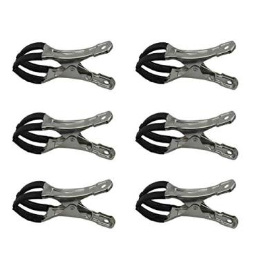 Imagem de Jiayouy Pacote com 6 peças de clarinete oboé botão de flauta de oboé para chave clipe de recuo ferramenta de reparo de instrumento de sopro de madeira