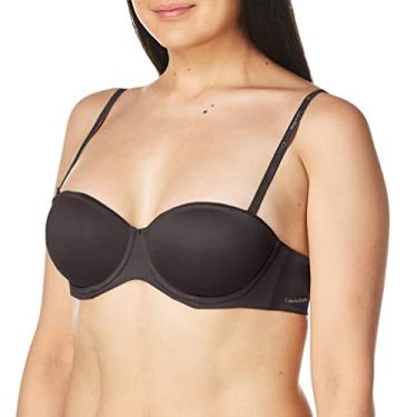 Imagem de Calvin Klein Sutiã feminino sem alças Constant, Black, 32DD