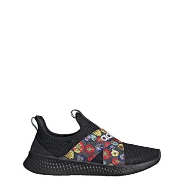 Imagem de adidas Tênis feminino Puremotion Adapt Floral Slip On Casual - Preto, Core Black Core Black Pulse Mint, 34