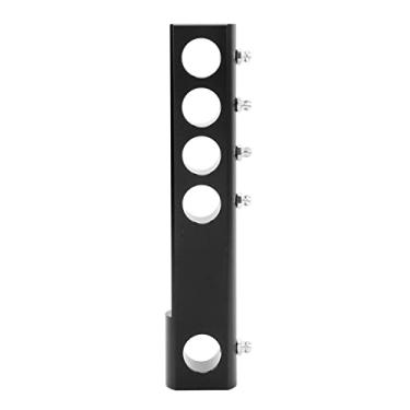 Imagem de Elos de rebaixamento traseiro, liga de alumínio CNC de alta resistência à prova de ferrugem antienvelhecimento melhorada estabilidade ATV Drop Link para modificação (preto)