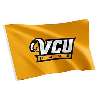 Imagem de Desert Cactus Virginia Commonwealth University VCU Rams NCAA 100% Poliéster Interno Externo 3 pés x 5 pés Bandeira