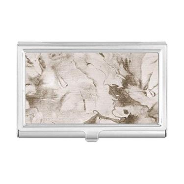 Imagem de Porta-cartões de visita com textura de papel áspero e cinza poluído