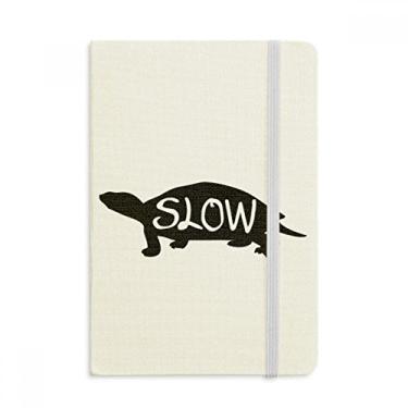 Imagem de Caderno de desenho de animal de tartaruga preta com capa dura em tecido oficial diário clássico