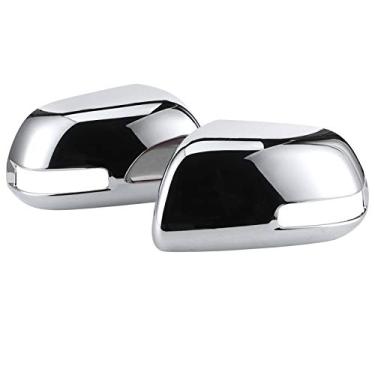 Imagem de Compra Maluca Capa de espelho retrovisor tampa de espelho lateral, espelho decorativo, resistente, estiloso, projetado para Sienna 2013-2020, decoração de carro, mecânico, reparo de carro
