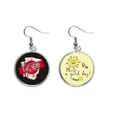 Imagem de Brinco de flor de sol falsa informação falsa falsa joia moderna