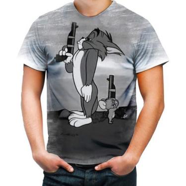 Imagem de Camisa Camiseta Personalizada Desenho Tom E Jerry Hd 01 - Estilo Krake