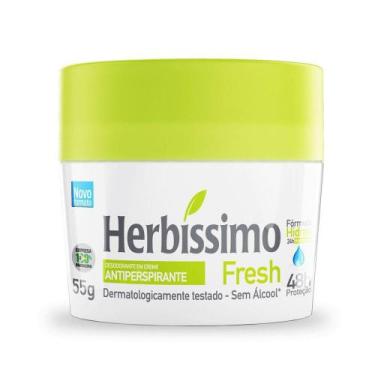 Imagem de Desodorante Creme Antitranspirante Fresh Herbissimo 55G - Herbíssimo