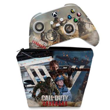 Imagem de Capa Case E Skin Compatível Xbox Series S X Controle - Call Of Duty Va