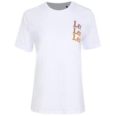 Imagem de T-shirt Feminina Camiseta Branca Básica Feminina Triplo Lee-Feminino