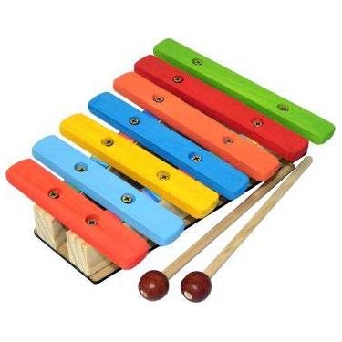 Imagem de Xilofone Infantil Instrumento Musical Madeira Colorido.