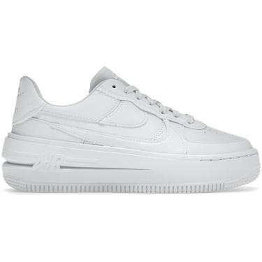Imagem de Nike Tênis feminino plataforma Air Force 1, Branco/Branco/Branco Summit, 42 BR