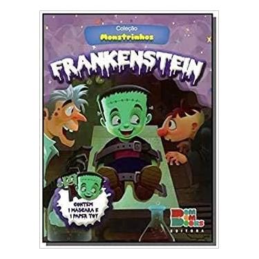 Imagem de Monstrinhos com Mascara e Paper Toy - Frankenstein