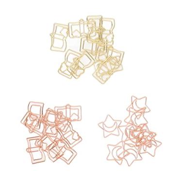 Imagem de Style - Lindos Clipes de Papel de 30 Unidades - Formato de Estilo Coreano - Adorável e Charmoso - Alfinetes de Marcadores - Grampos Compactos - Design Especial - Pacote de